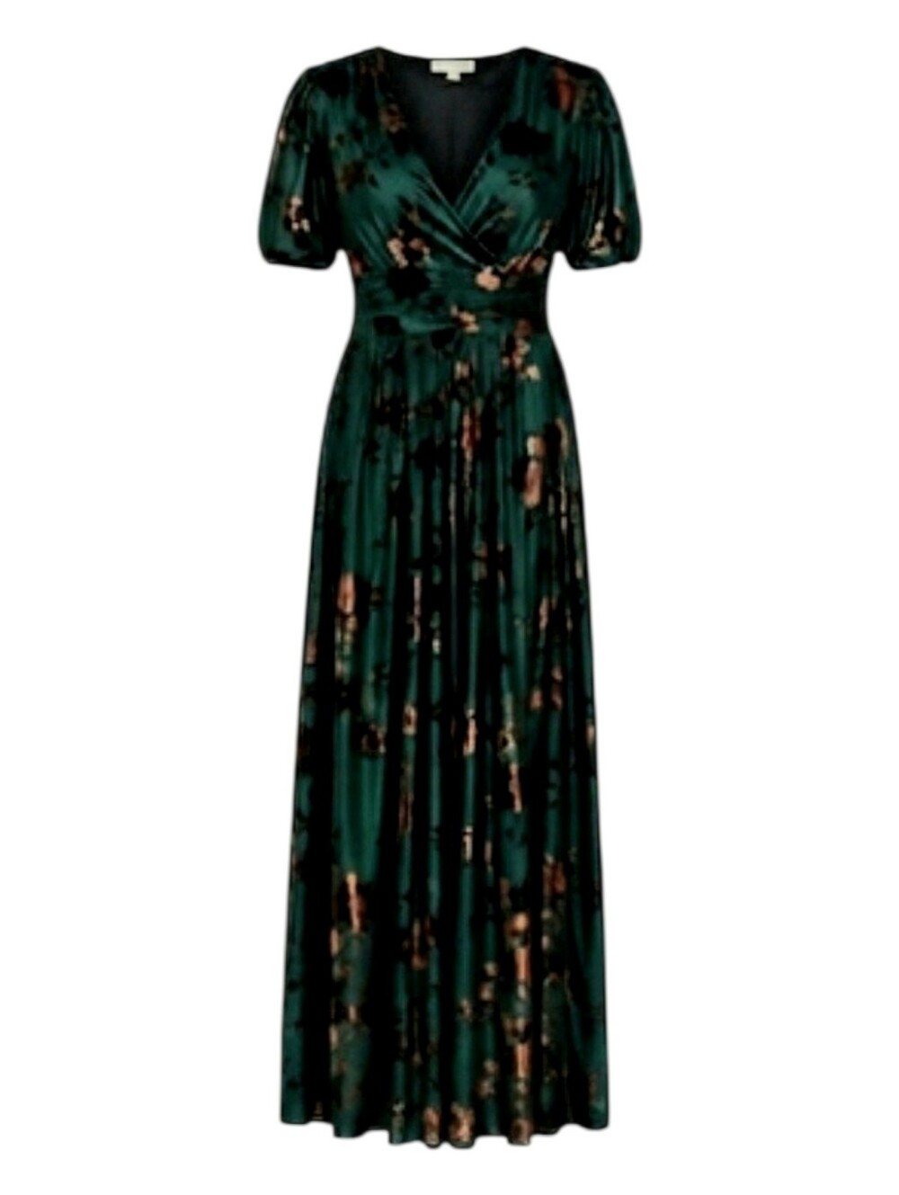 Baltic Born Leslie Velvet Maxi Dress Jade & Bronze Size XL NWOT - Picture 6 of 14